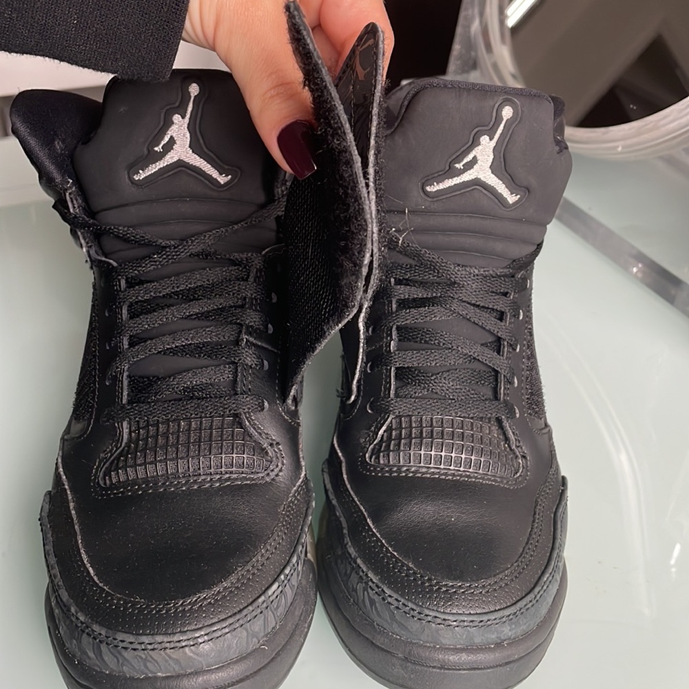 Mens Air Jordan Son Of Mars Black Cat Black Metallic Silver Anthracite - Picture 5 of 10